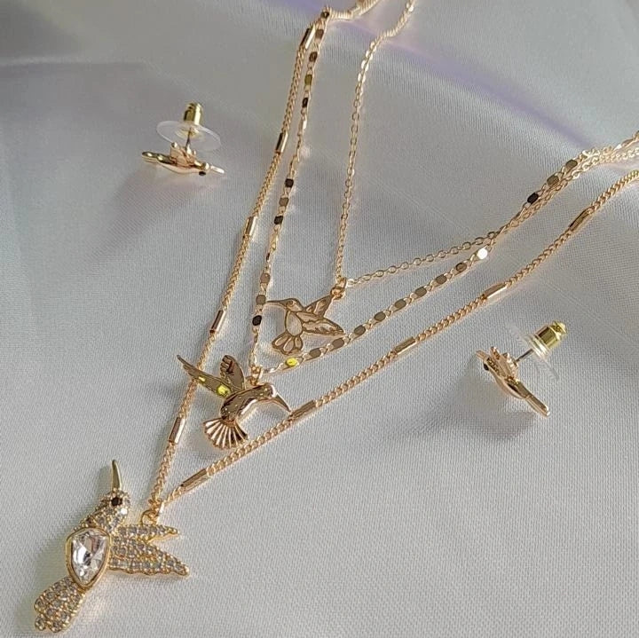 Corbatero triple colibri