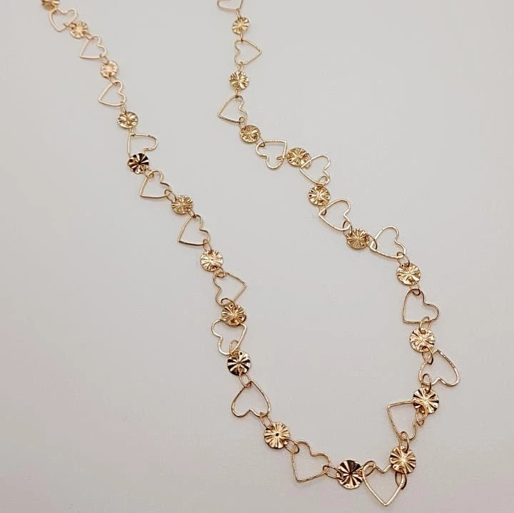 Cadena Tejido Corazón