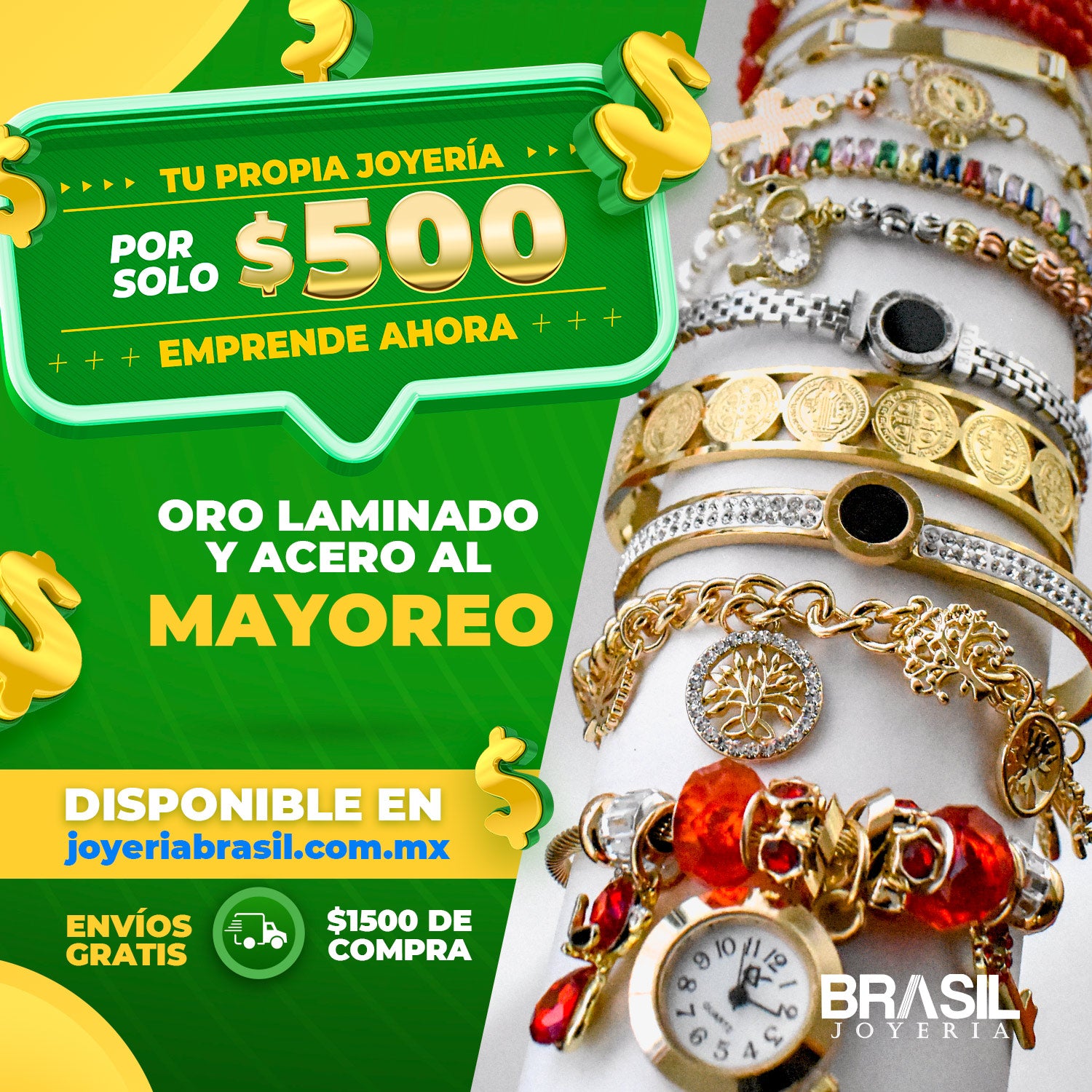 Joyeria de oro discount laminado por mayoreo