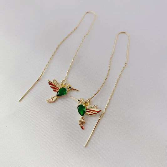 Arete violador verde